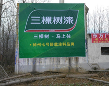 三棵树漆墙体广告